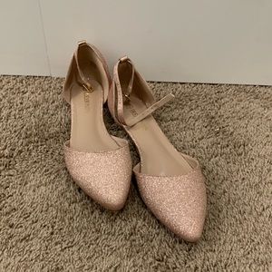 Dreampairs rose gold glitter flats